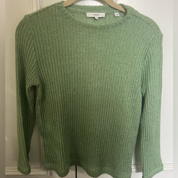 Vince Sweaters - Vince, women’s green knit sweater, size small